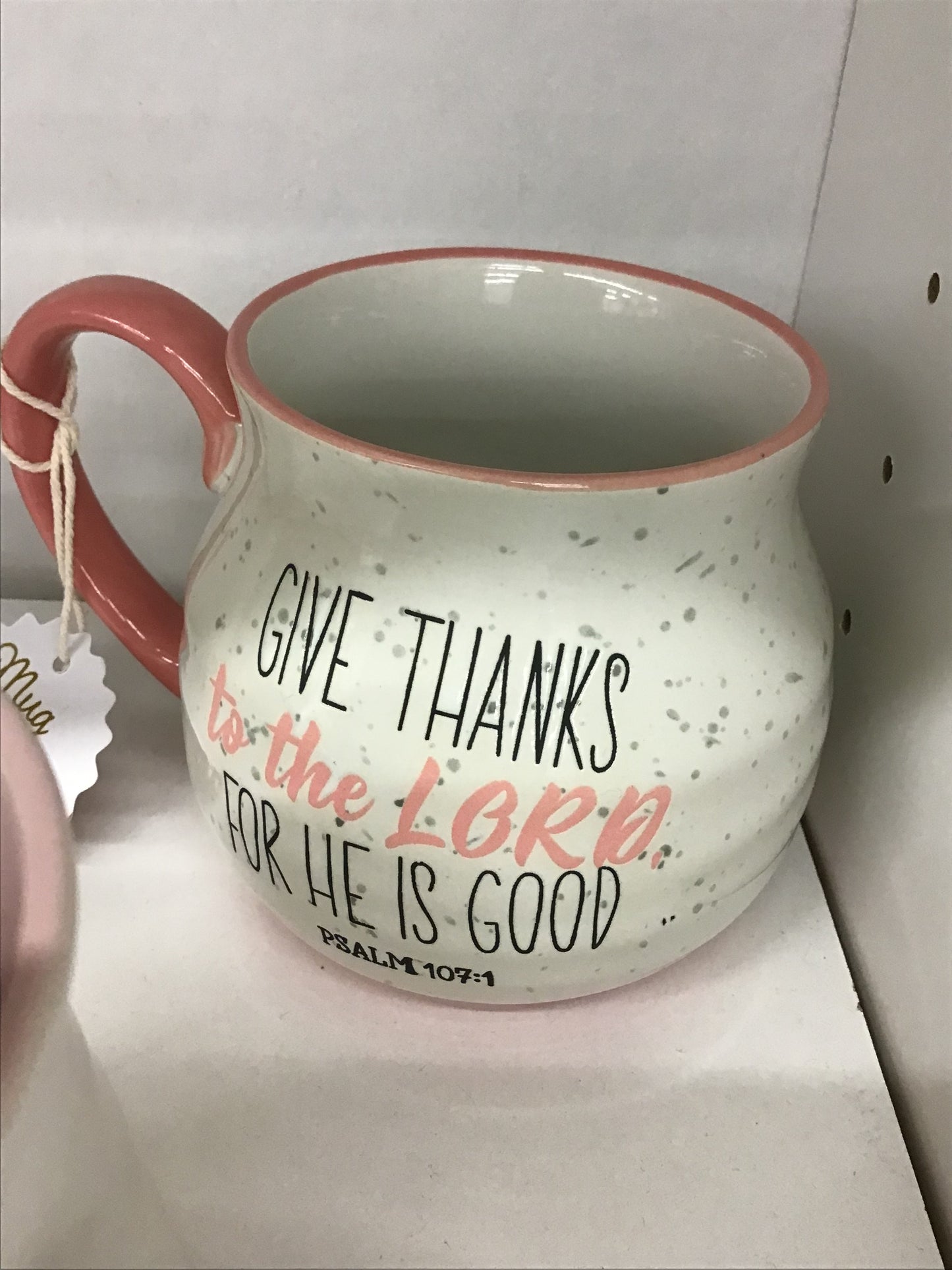 Give thanks to the Lord mug