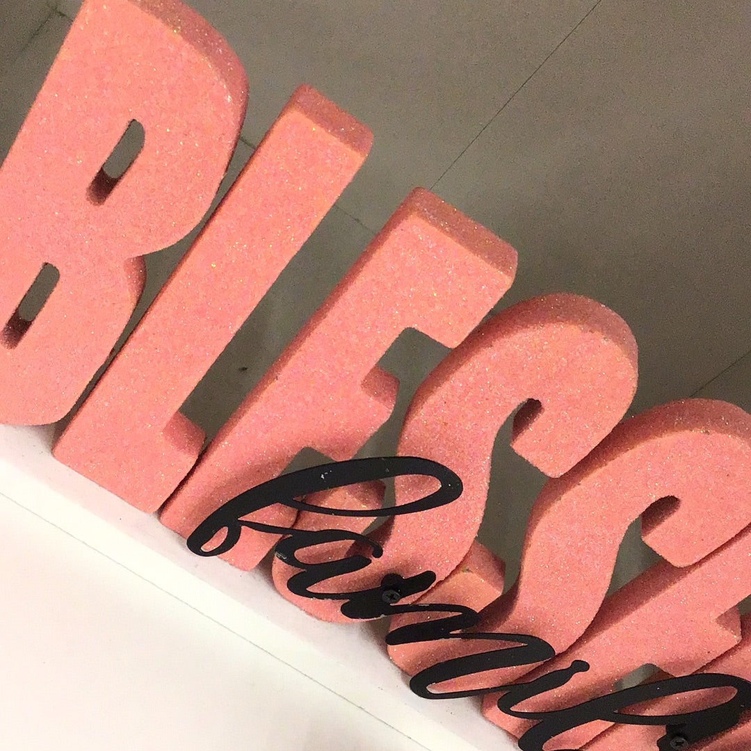 Blessed family home decor