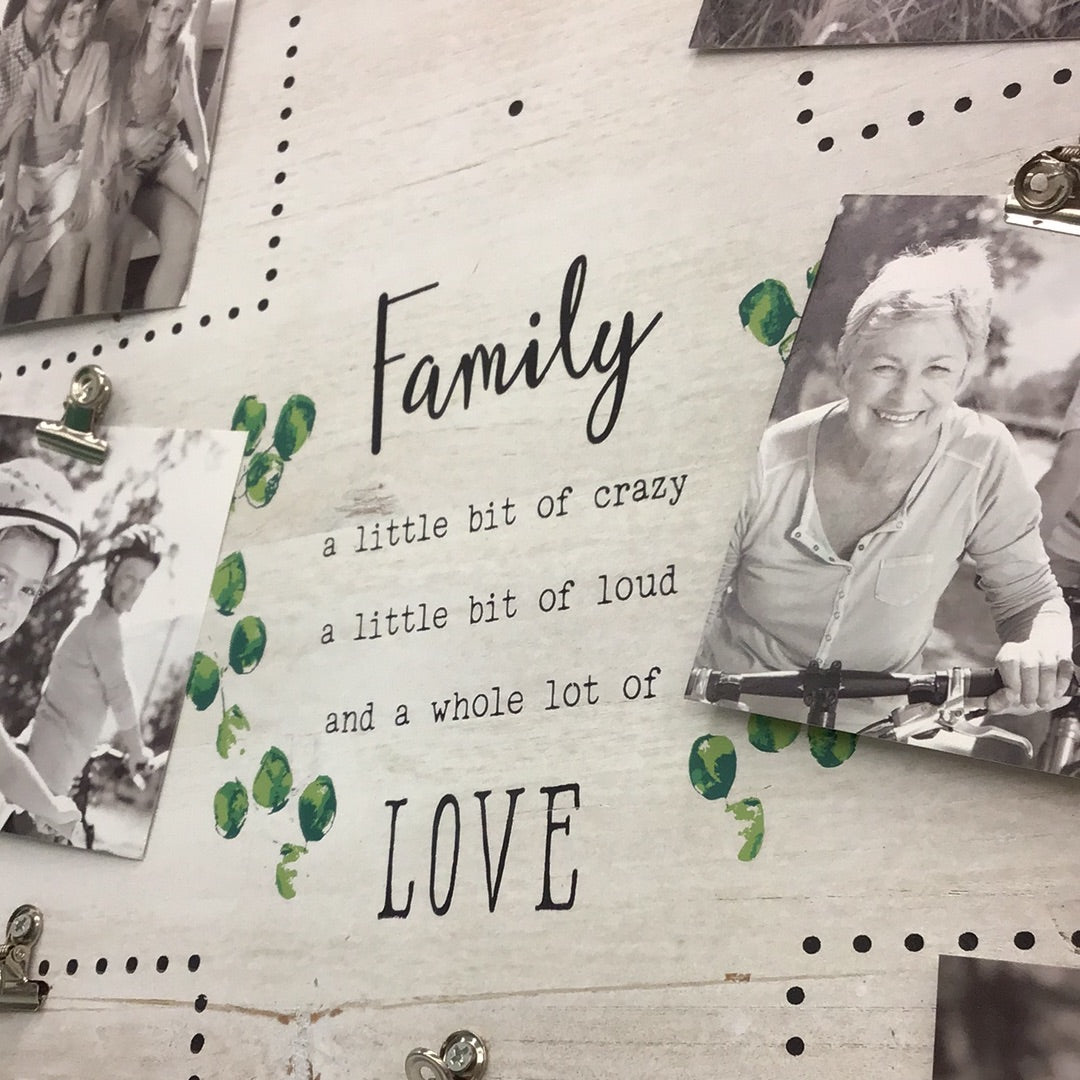 Family Frame rustic wall decor