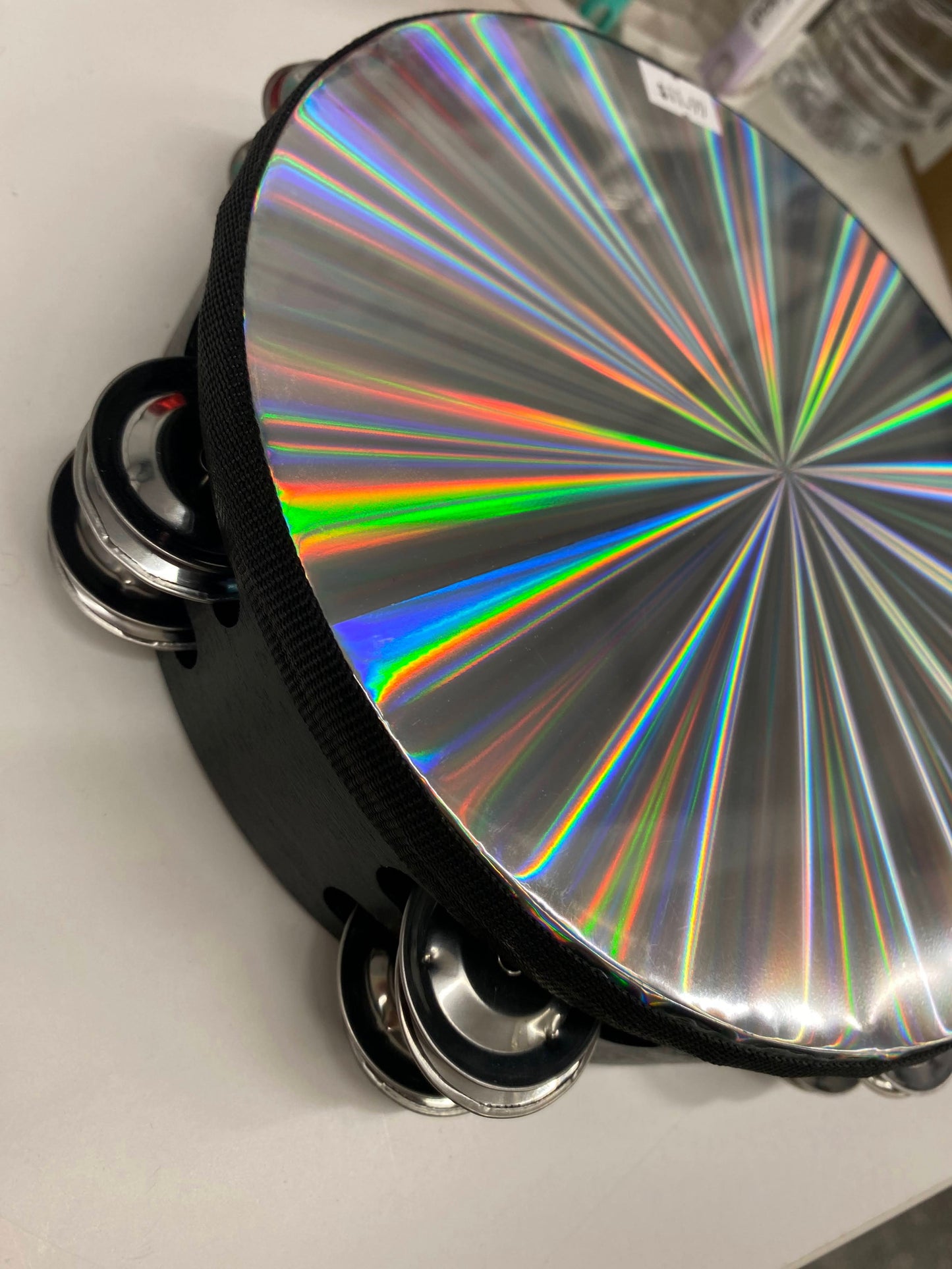 Tambourine (medium) silver