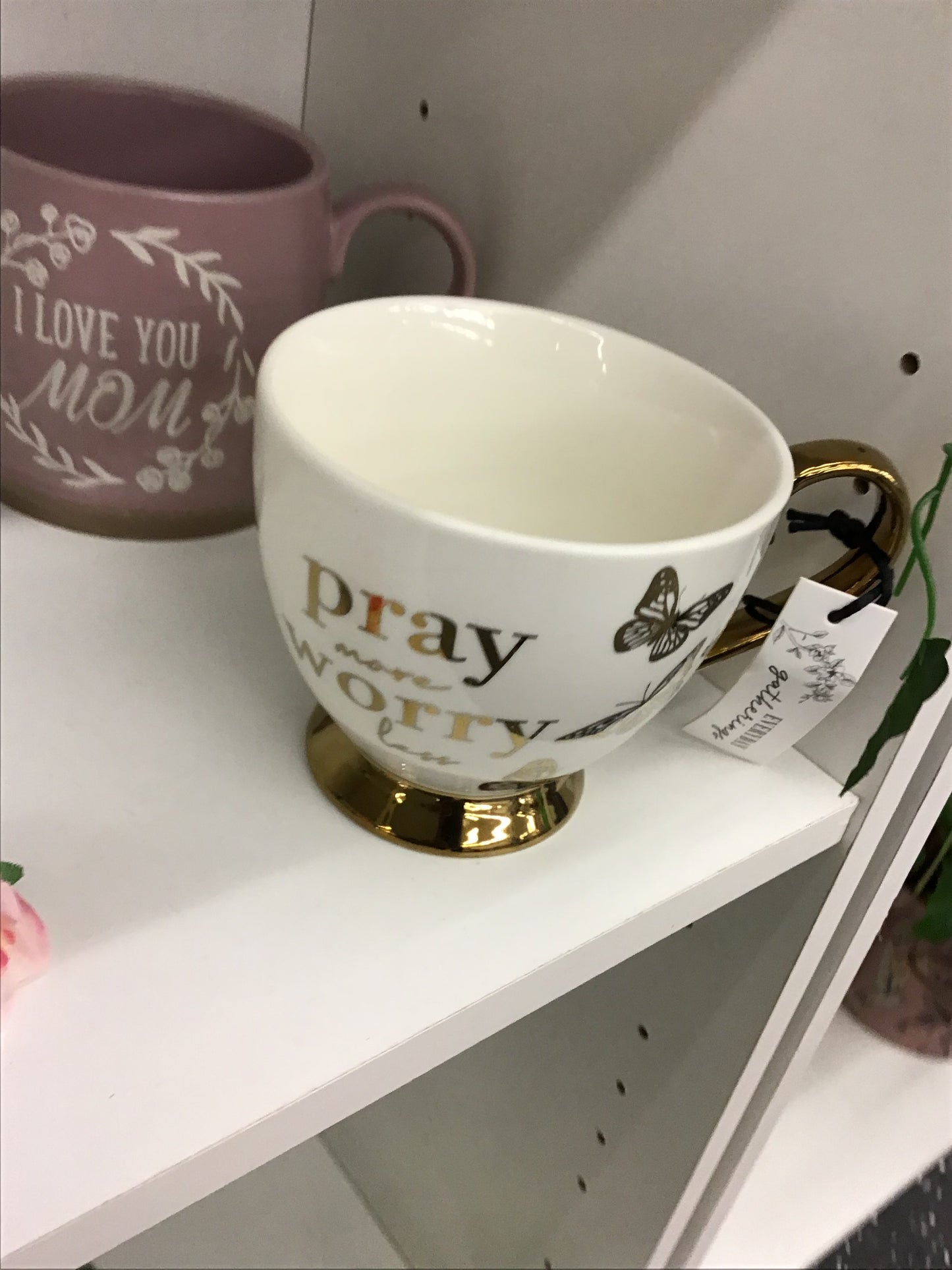 Pray more worry less mug