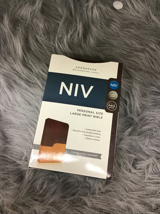 NIV Holy Bible brown & mustard