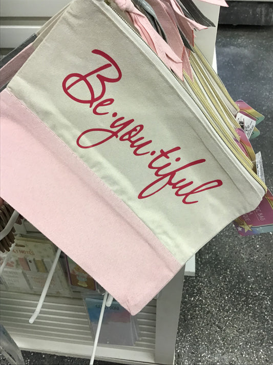 Be•you•tiful makeup bag